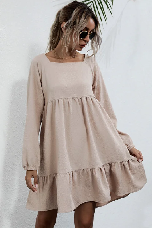 Mini Women Dress with a Short Hem for a Young and Trendy Style Mini Women Dress with a Short Hem for a Young and Trendy Style Knot Back Square Neck Dress Mini Women Dress with a Short Hem for a Young and Trendy Style Mini Women Dress with a Short Hem for a Young and Trendy Style Knot Back Square Neck Dress
