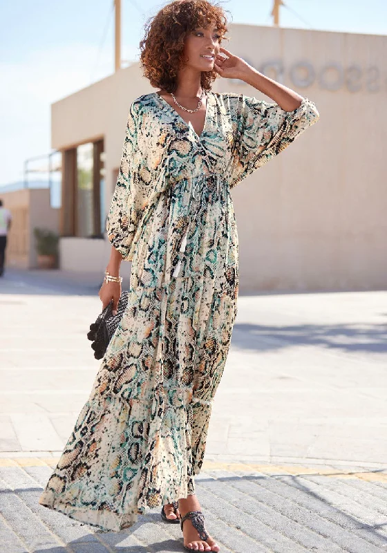 Long - Sleeve Women Dress in Velvet for a Luxurious Winter Look Long - Sleeve Women Dress in Velvet for a Luxurious Winter Look LASCANA Women's Animal Print Tiered Maxi Dress Long - Sleeve Women Dress in Velvet for a Luxurious Winter Look Long - Sleeve Women Dress in Velvet for a Luxurious Winter Look LASCANA Women's Animal Print Tiered Maxi Dress