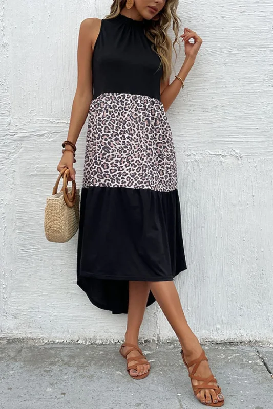 Lace - Embellished Women Dress for an Elegant and Sophisticated Appearance Lace - Embellished Women Dress for an Elegant and Sophisticated Appearance Leopard Contrast Sleeveless Maxi Dress Lace - Embellished Women Dress for an Elegant and Sophisticated Appearance Lace - Embellished Women Dress for an Elegant and Sophisticated Appearance Leopard Contrast Sleeveless Maxi Dress