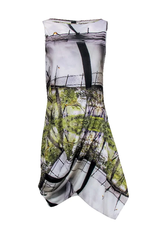 Mini Women Dress with a Short Hem for a Young and Trendy Style Mini Women Dress with a Short Hem for a Young and Trendy Style Zero & Maria Cornejo - Sidewalk Park Print Sleeveless Silk Dress Sz 4 Mini Women Dress with a Short Hem for a Young and Trendy Style Mini Women Dress with a Short Hem for a Young and Trendy Style Zero & Maria Cornejo - Sidewalk Park Print Sleeveless Silk Dress Sz 4