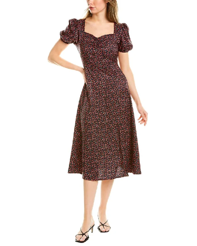 Little Black Women Dress with Sequins for a Glamorous Night Out Little Black Women Dress with Sequins for a Glamorous Night Out Stellah Puff Sleeve Midi Dress