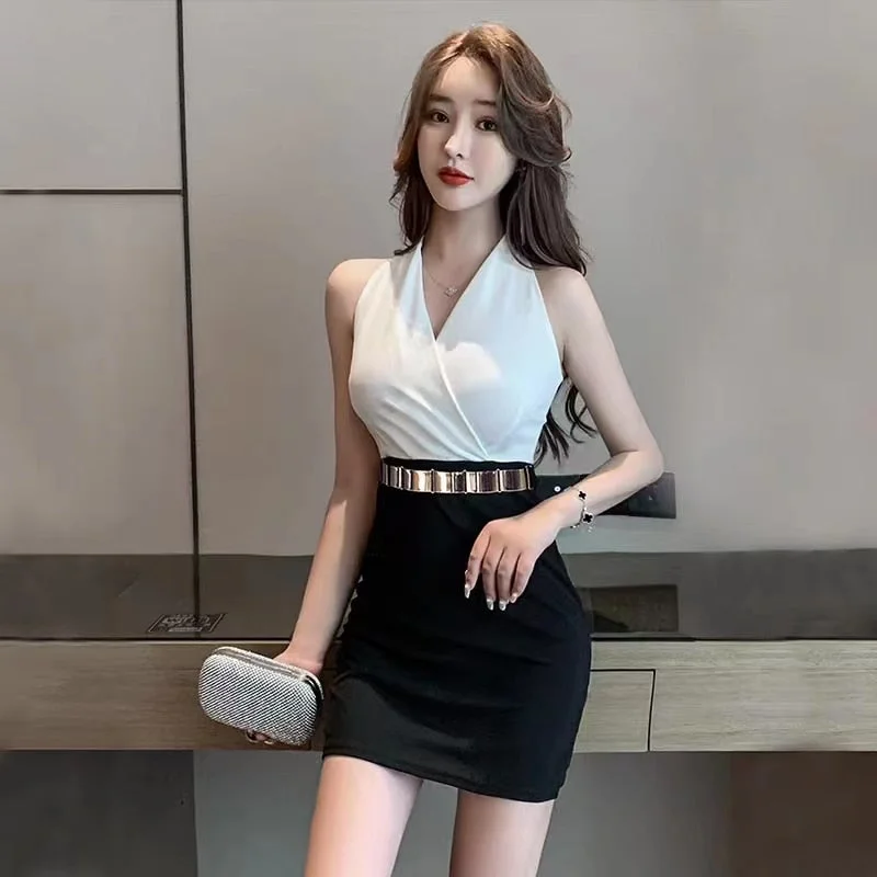 Lace - Embellished Women Dress for an Elegant and Sophisticated Appearance Lace - Embellished Women Dress for an Elegant and Sophisticated Appearance Summer New Women's Fashion Sexy V-Neck Design Tight Sleeveless Short Dress Elegant Slim Office Ladies Contrast Color A-line Lace - Embellished Women Dress for an Elegant and Sophisticated Appearance Lace - Embellished Women Dress for an Elegant and Sophisticated Appearance Summer New Women's Fashion Sexy V-Neck Design Tight Sleeveless Short Dress Elegant Slim Office Ladies Contrast Color A-line