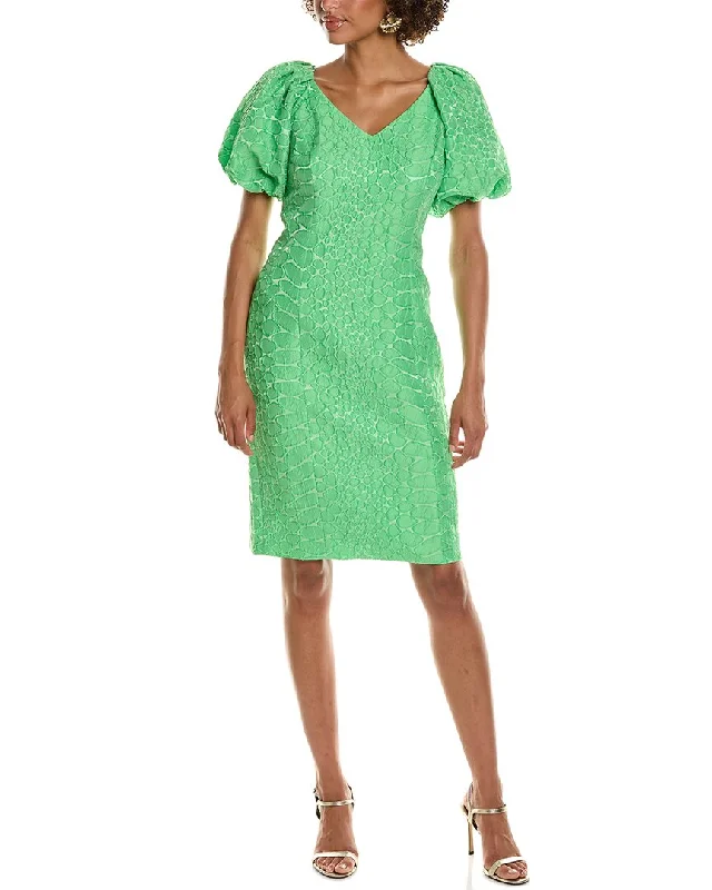 Sheath Women Dress with a Tailored Fit for a Professional Look Sheath Women Dress with a Tailored Fit for a Professional Look Teri Jon by Rickie Freeman Solid Jacquard Puff Sleeve Sheath Dress Sheath Women Dress with a Tailored Fit for a Professional Look Sheath Women Dress with a Tailored Fit for a Professional Look Teri Jon by Rickie Freeman Solid Jacquard Puff Sleeve Sheath Dress