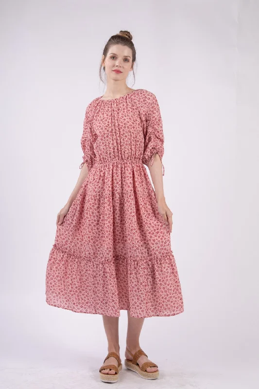 Maxi Women Dress with Floral Print for a Bohemian Vibe Maxi Women Dress with Floral Print for a Bohemian Vibe Floral Round Neck Tiered Midi Dress Maxi Women Dress with Floral Print for a Bohemian Vibe Maxi Women Dress with Floral Print for a Bohemian Vibe Floral Round Neck Tiered Midi Dress