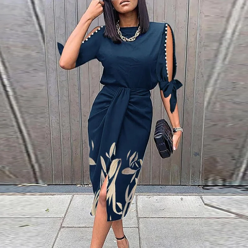 01 Navy Blue Print