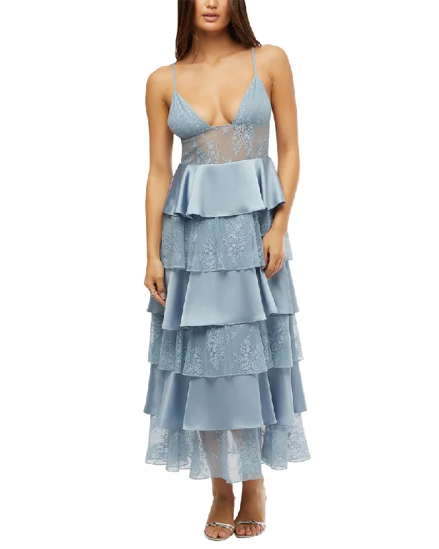 Sleeveless Women Dress in Bright Colors for Summer Parties Sleeveless Women Dress in Bright Colors for Summer Parties WeWoreWhat Tiered Lace Midi Dress Sleeveless Women Dress in Bright Colors for Summer Parties Sleeveless Women Dress in Bright Colors for Summer Parties WeWoreWhat Tiered Lace Midi Dress