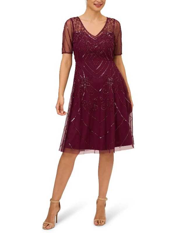 Strapless Women Dress with a Built - in Bra for Comfort and Support Strapless Women Dress with a Built - in Bra for Comfort and Support Womens Sequin Beaded Cocktail And Party Dress
