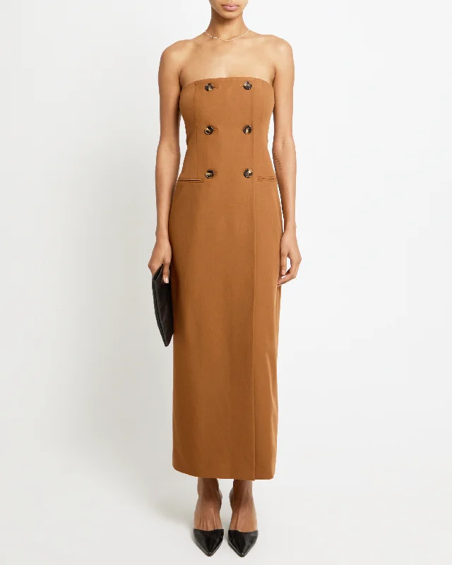 Leather maxi dresses for an edgy and bold appearance Alyson Dress