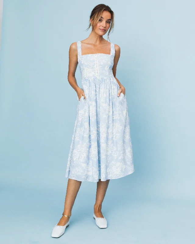 Maxi dresses with polka dot prints for a playful style Effie Dress