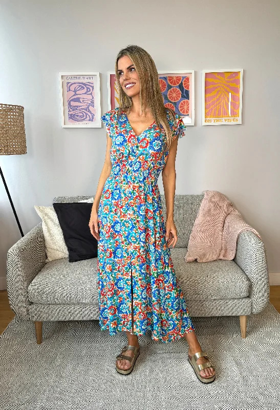 Linen maxi dresses for a breathable and lightweight summer option Floral V Neck Dress Linen maxi dresses for a breathable and lightweight summer option Floral V Neck Dress