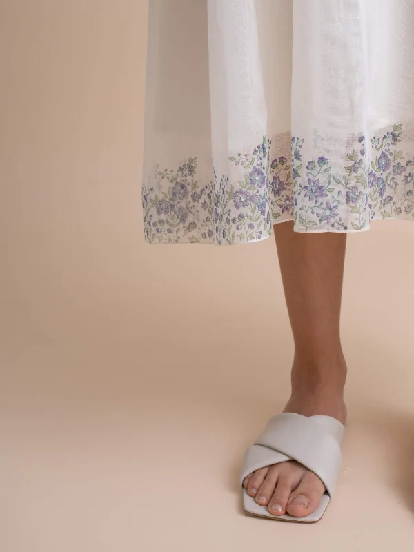 Midi dresses with puff sleeves for a vintage - inspired look Hedgegrow Dress