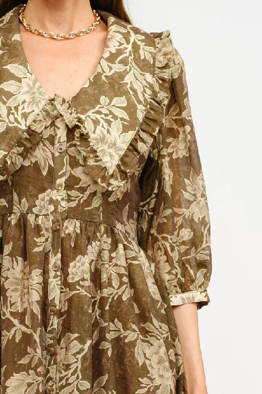 Mini dresses with geometric prints for a modern aesthetic Goldenrod Collared Mini Dress Mini dresses with geometric prints for a modern aesthetic Goldenrod Collared Mini Dress