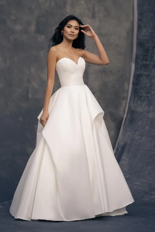 Tulle - over - satin wedding dresses for a soft look Allure Bridals Couture Dress C703 Tulle - over - satin wedding dresses for a soft look Allure Bridals Couture Dress C703