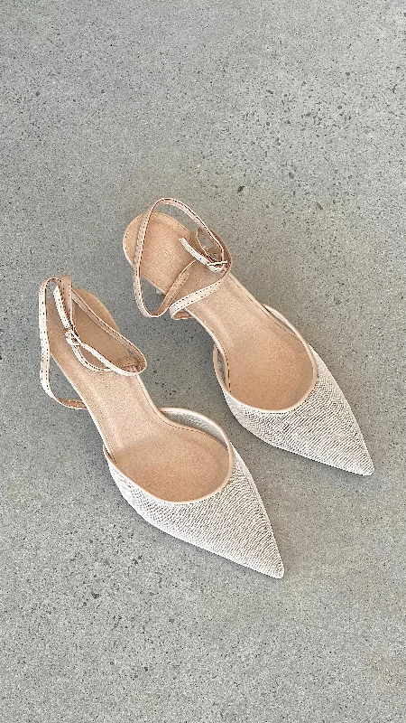 Mini cocktail dresses with a pleated bodice and a spaghetti - strap back Ketifa Heel - Nude Mesh Mini cocktail dresses with a pleated bodice and a spaghetti - strap back Ketifa Heel - Nude Mesh