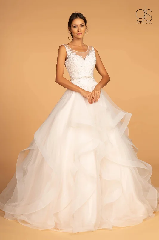 Sleeveless wedding dresses with a beaded belt Long A-line Wedding Dress Bridal Gown Sleeveless wedding dresses with a beaded belt Long A-line Wedding Dress Bridal Gown