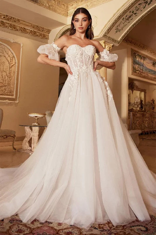 Wedding dresses with a belt made of crystals Cinderella Divine A1103W Long Strapless Wedding Gown Wedding dresses with a belt made of crystals Cinderella Divine A1103W Long Strapless Wedding Gown