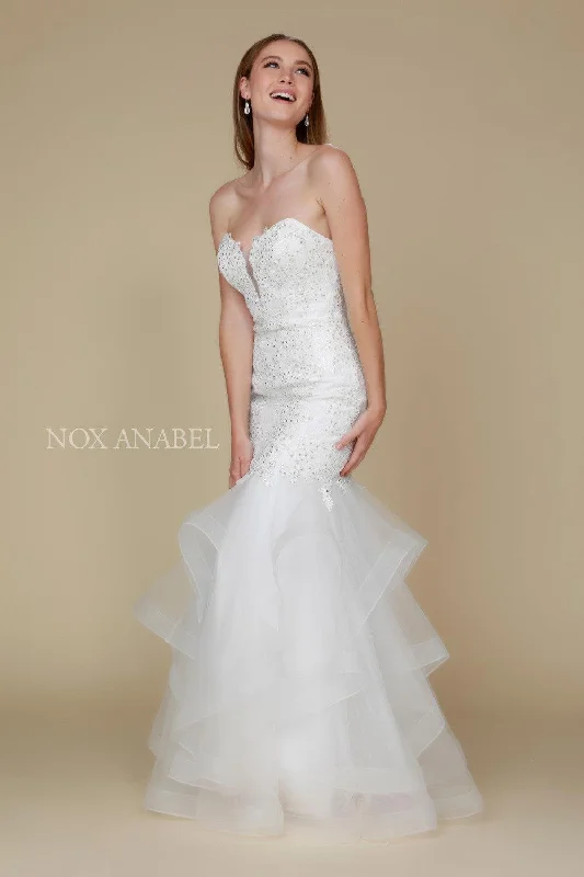 Sequined wedding dresses for a glamorous look Long Strapless Formal Wedding Bridal Dress Sequined wedding dresses for a glamorous look Long Strapless Formal Wedding Bridal Dress