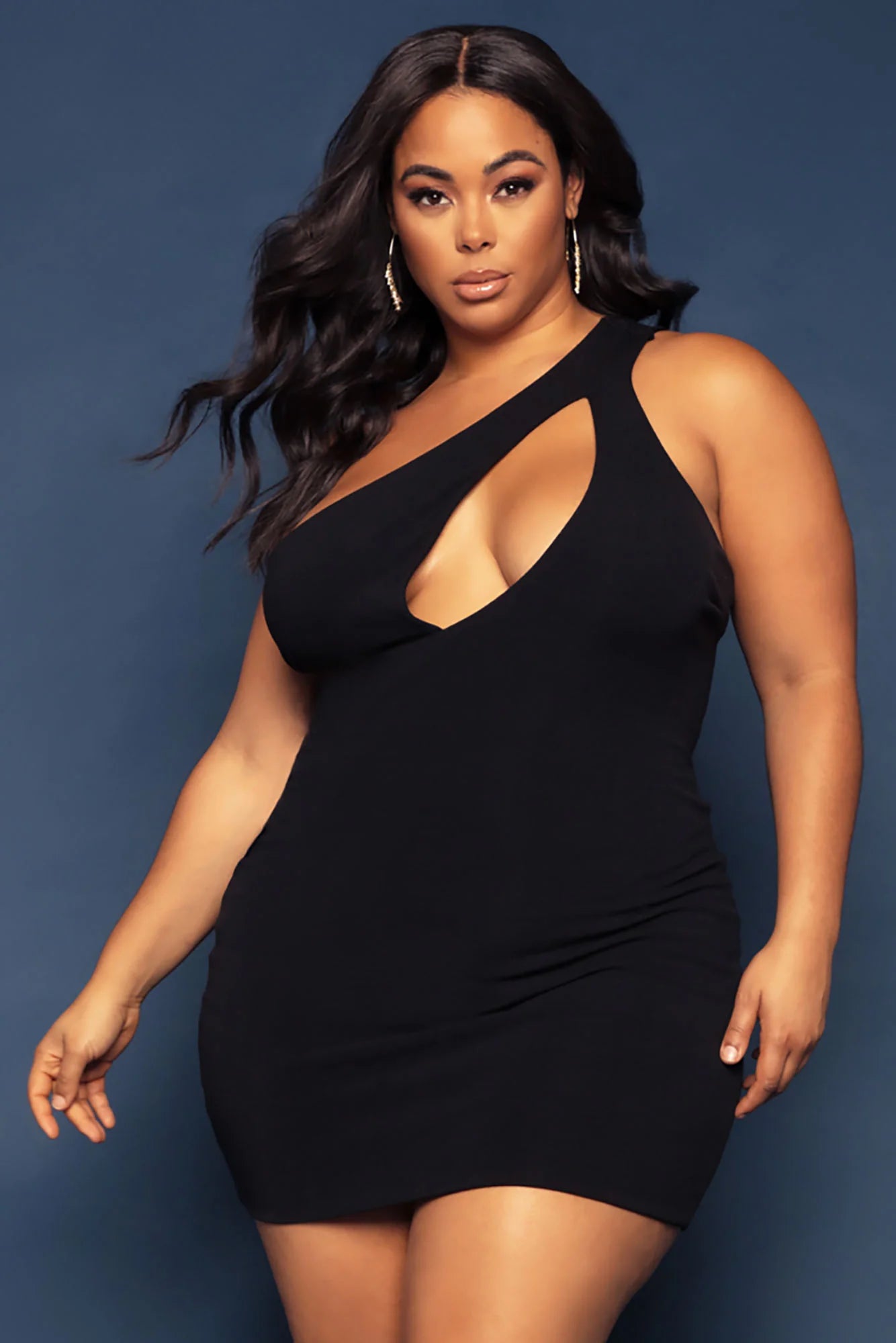 Holiday dresses with belt loops and a removable belt for customizable holiday fashion Pamela one shoulder cut out mini dress Holiday dresses with belt loops and a removable belt for customizable holiday fashion Pamela one shoulder cut out mini dress