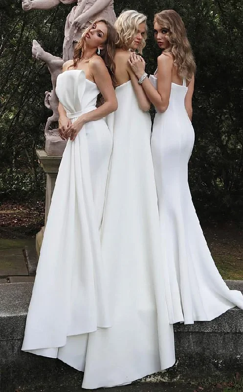 Ball gown style wedding dresses with sweetheart neckline​ Jovani 1092 Long Strapless Wedding Gown