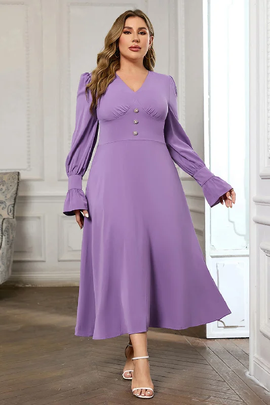 Sleeveless cocktail dresses in a silk - blend fabric for a luxurious feel Violet V Neck Long Sleeve Plain Midi Bodycon Prom Dress Sleeveless cocktail dresses in a silk - blend fabric for a luxurious feel Violet V Neck Long Sleeve Plain Midi Bodycon Prom Dress