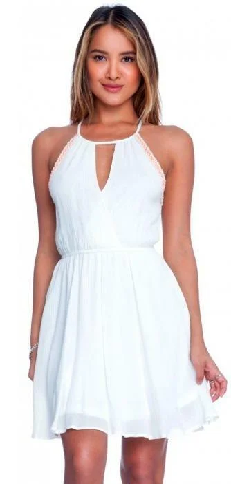 Party dresses with a bow detail for a cute and charming touch You Are Unwritten White Skater Dress Party dresses with a bow detail for a cute and charming touch You Are Unwritten White Skater Dress