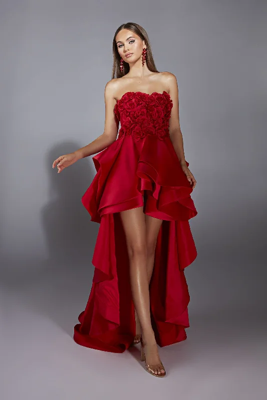 Formal dresses with halter necks and lace - up backs for a stylish prom Alyce 61829