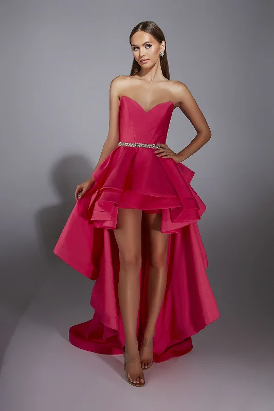 Prom dresses with side - slit skirts and beaded fringes for a glamorous appearance Alyce 61934 Prom dresses with side - slit skirts and beaded fringes for a glamorous appearance Alyce 61934