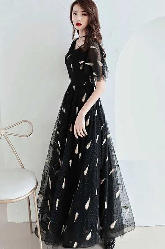 Everyday Midi Dress in Solid Color for Office Flare Sleeve V-neck Embroidered Tulle Maxi Dress Everyday Midi Dress in Solid Color for Office Flare Sleeve V-neck Embroidered Tulle Maxi Dress