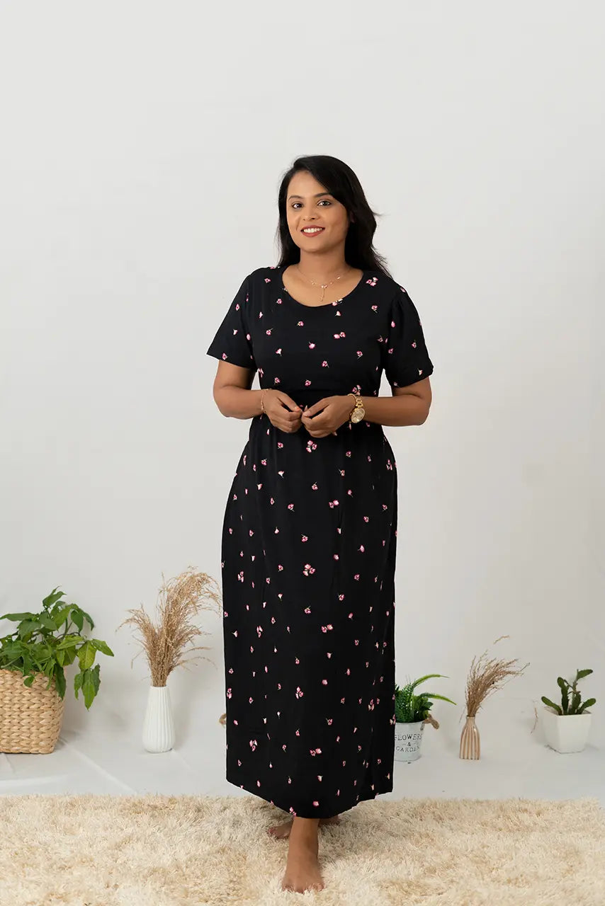 Maternity jersey dress for comfort Maxi titan Dress light weight