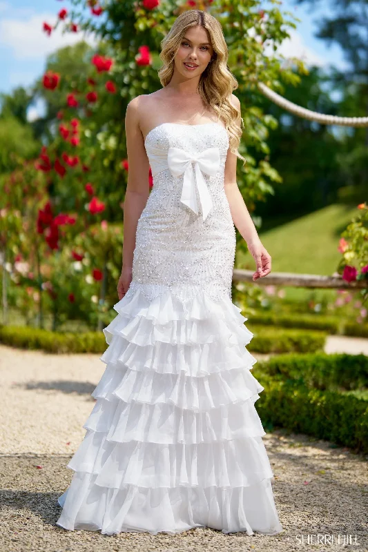 Ball - gown style formal dresses with sequined bodices for prom Sherri Hill 56949